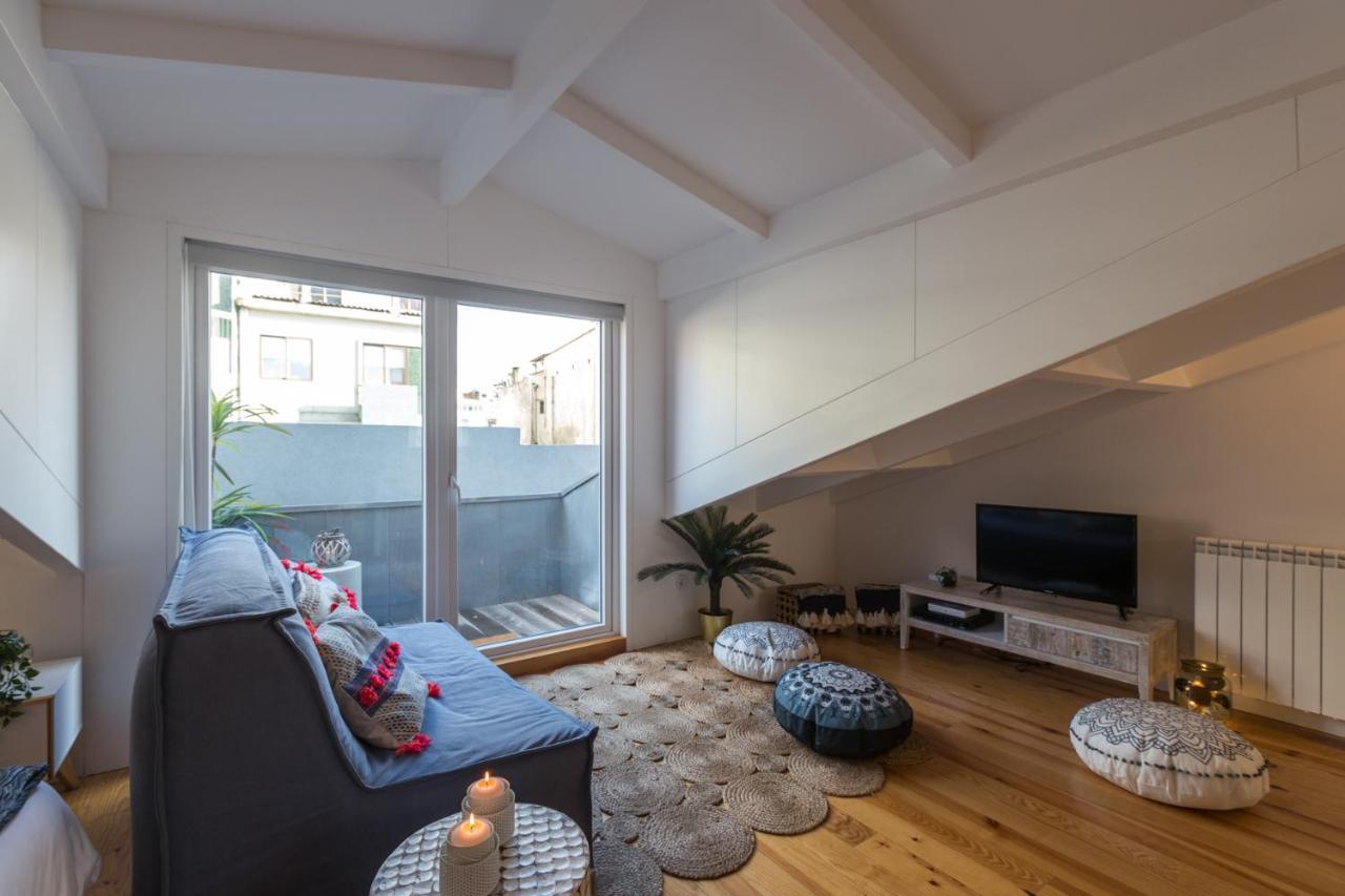 Ferienwohnung Beautiful Loft Downtown Porto Exterior foto