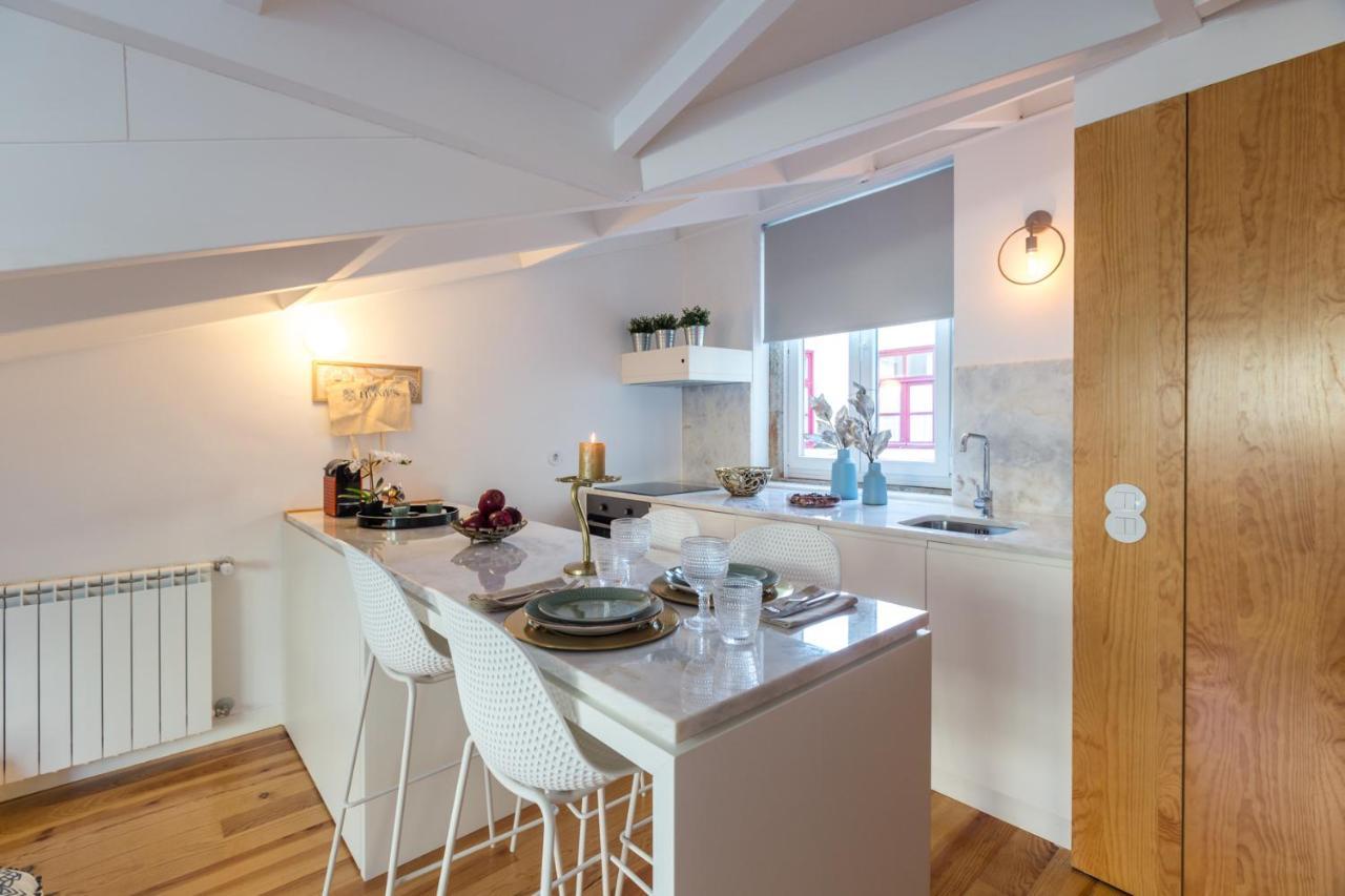 Ferienwohnung Beautiful Loft Downtown Porto Exterior foto